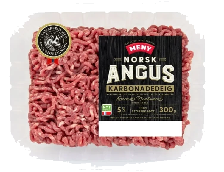 Karbonadedeig Angus 5% 300g Meny