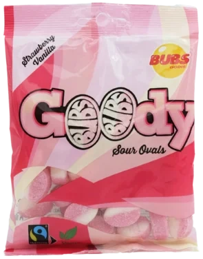 Bubs Ovals Strawberry Vanilla 90 g