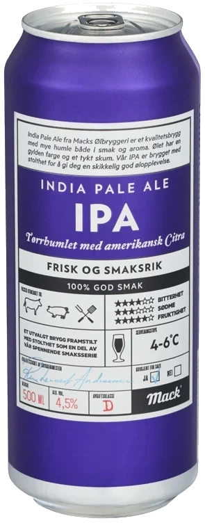 Mack Ipa 4,5% 0,5l boks