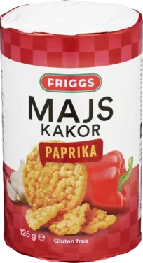 Friggs Maiskaker Paprika 125g
