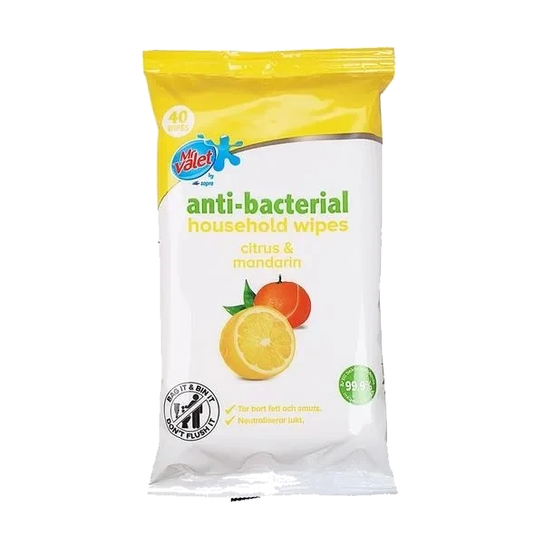 Antibacterial Wipes - Citrus & Mandarin