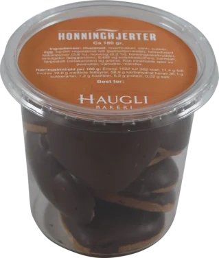 Honninghjerter Små 10pk Haugli Bakeri