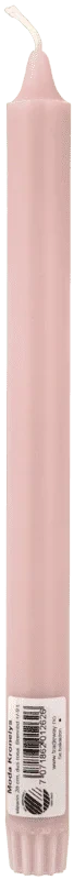Moda Kronelys Stearin Dus Rosa 28cm
