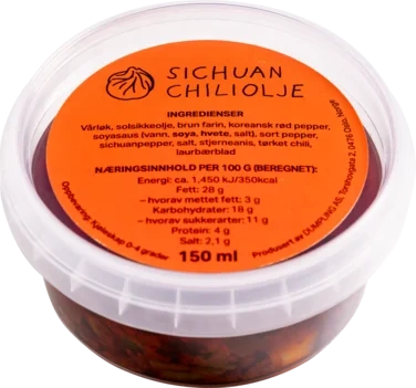 Sichuan-chiliolje