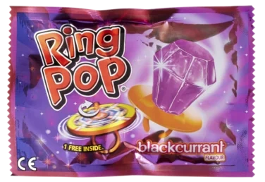 Ring pop Blackcurrant