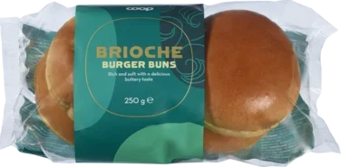 Brioche Burger Buns 4 Pack