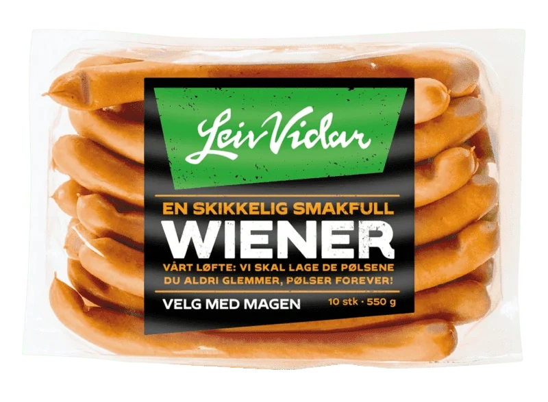 Leiv Vidar Wiener 10 stk 550g