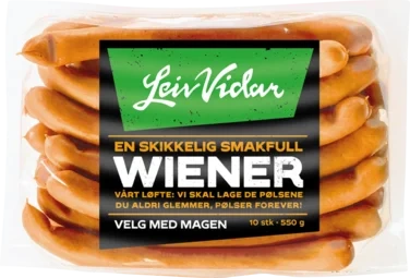 Leiv Vidar Wiener 10 stk 550g