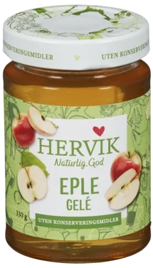 Hervik Eplegelé 330g