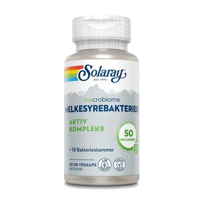 Solaray micrombiome aktiv 30 kapsler