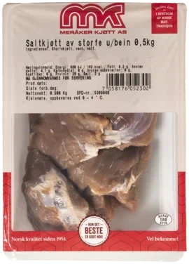 Saltkjøtt Storfe u/Bein Meråker Kjøtt