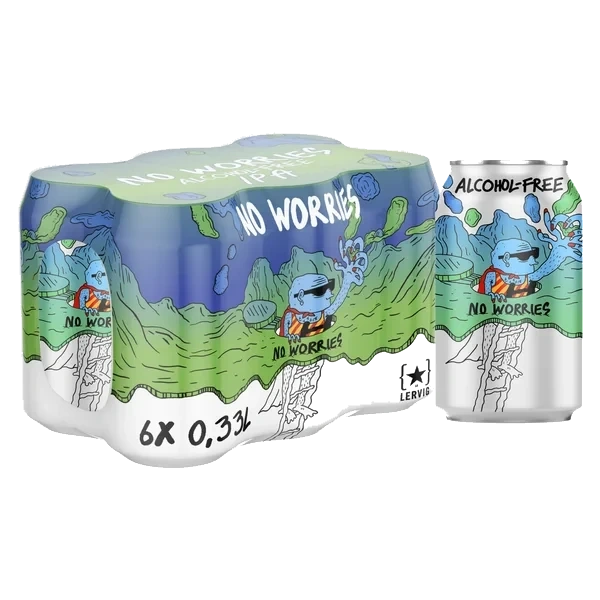 No Worries 0.33l bx Alkoholfr Pale Ale