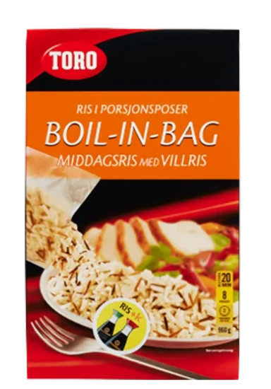Boil In Bag Middagsris Med Villris 960g