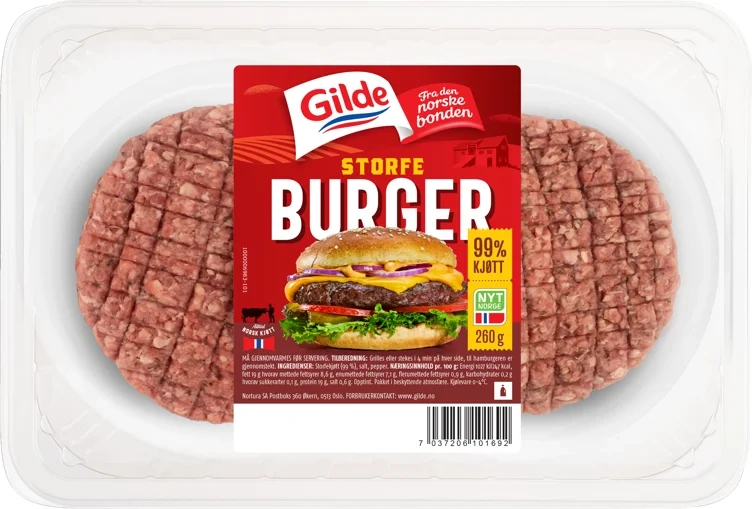 Storfe Burger 2pk 260g