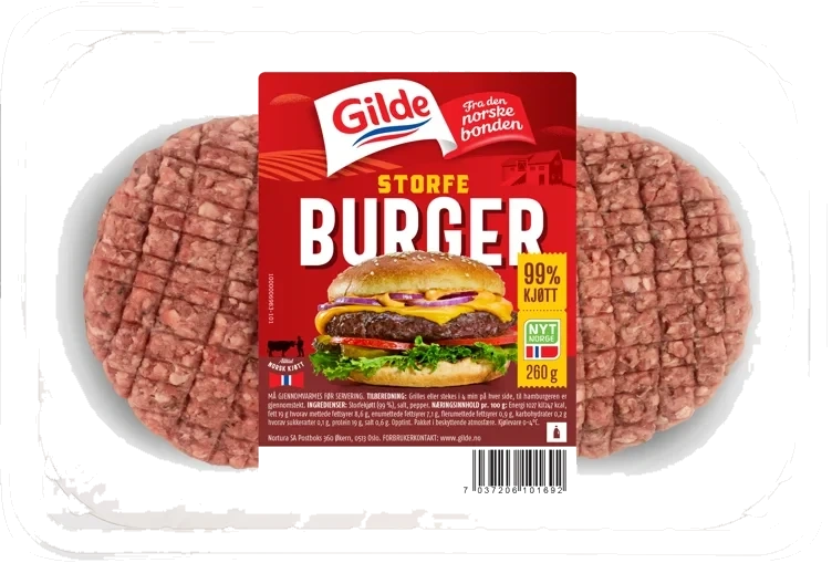 Storfe Burger 2pk 260g
