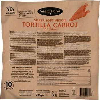 Tortilla Carrot 10'' (25cm)