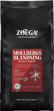Zoegas Mollbergs Hele Bønner 750g
