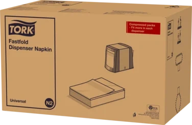 Disp.serv Hvit Ff N2 1-lag Tork