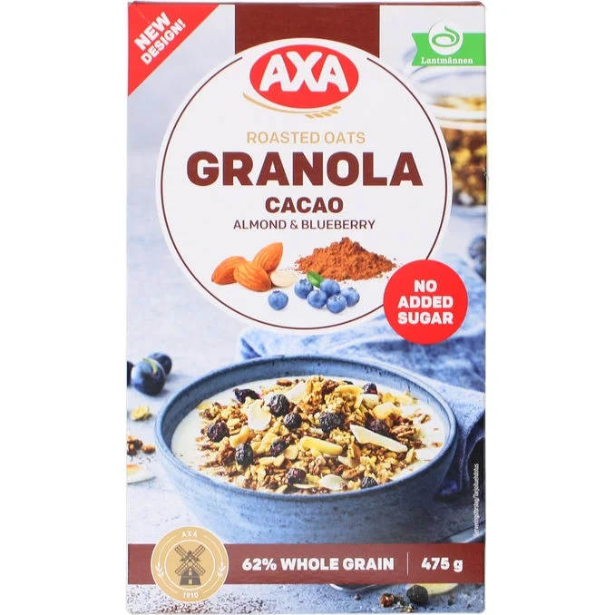 Granola Kakao, Blåbär & Mandlar