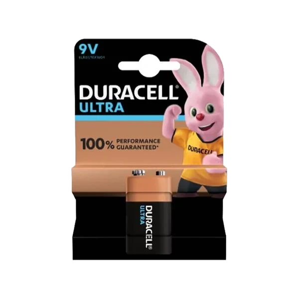 9V Duracell Ultra Alkalisk 1-pakning