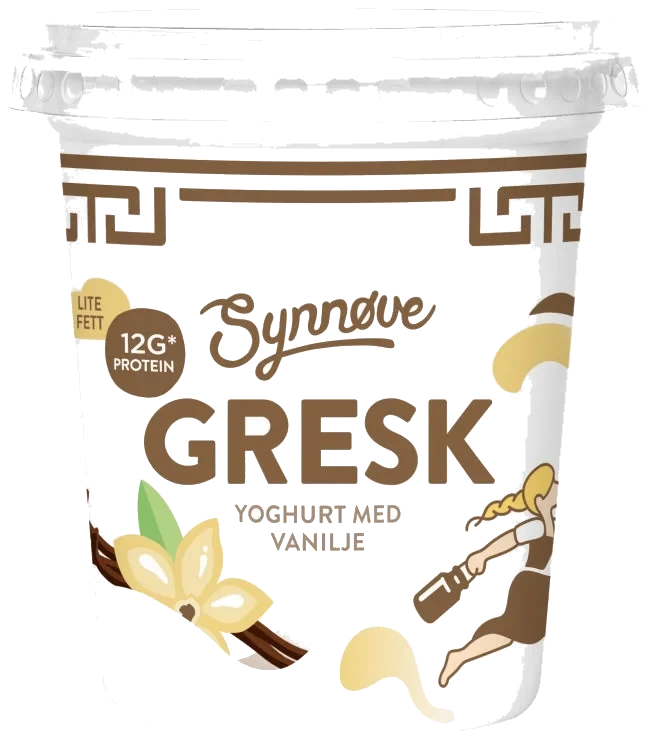 Synnøve Gresk Yoghurt Vanilje 350g