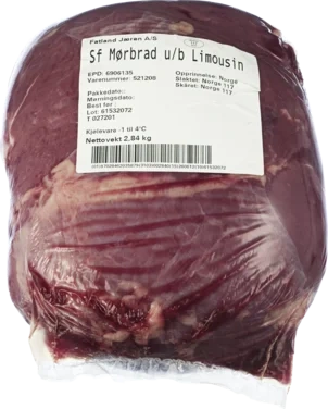 Sf Mørbrad u/b Ca 3kg Limousin