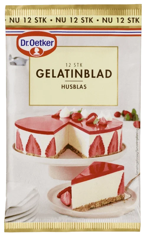 Gelatinblader 12 stk Dr Oetker