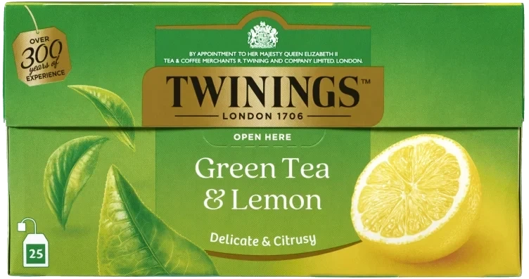 Grønn Te Sitron 25pos Twinings