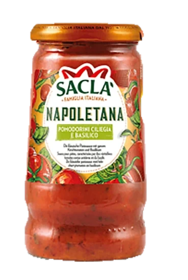 Pastasaus Sugo Cherrytomater & Basilikum 350g
