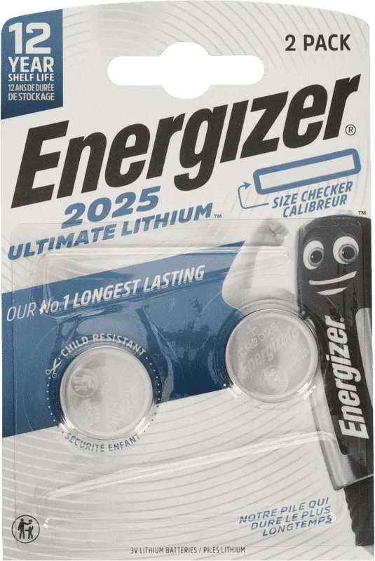 Energizer® CR2025 Lithium Perfomance batterier