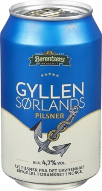 Gyllen Sørlands Pilsner 4.7% 0,33lbx