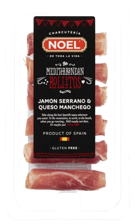 Serrano Skinke m/Manchego Ost 66g Noel