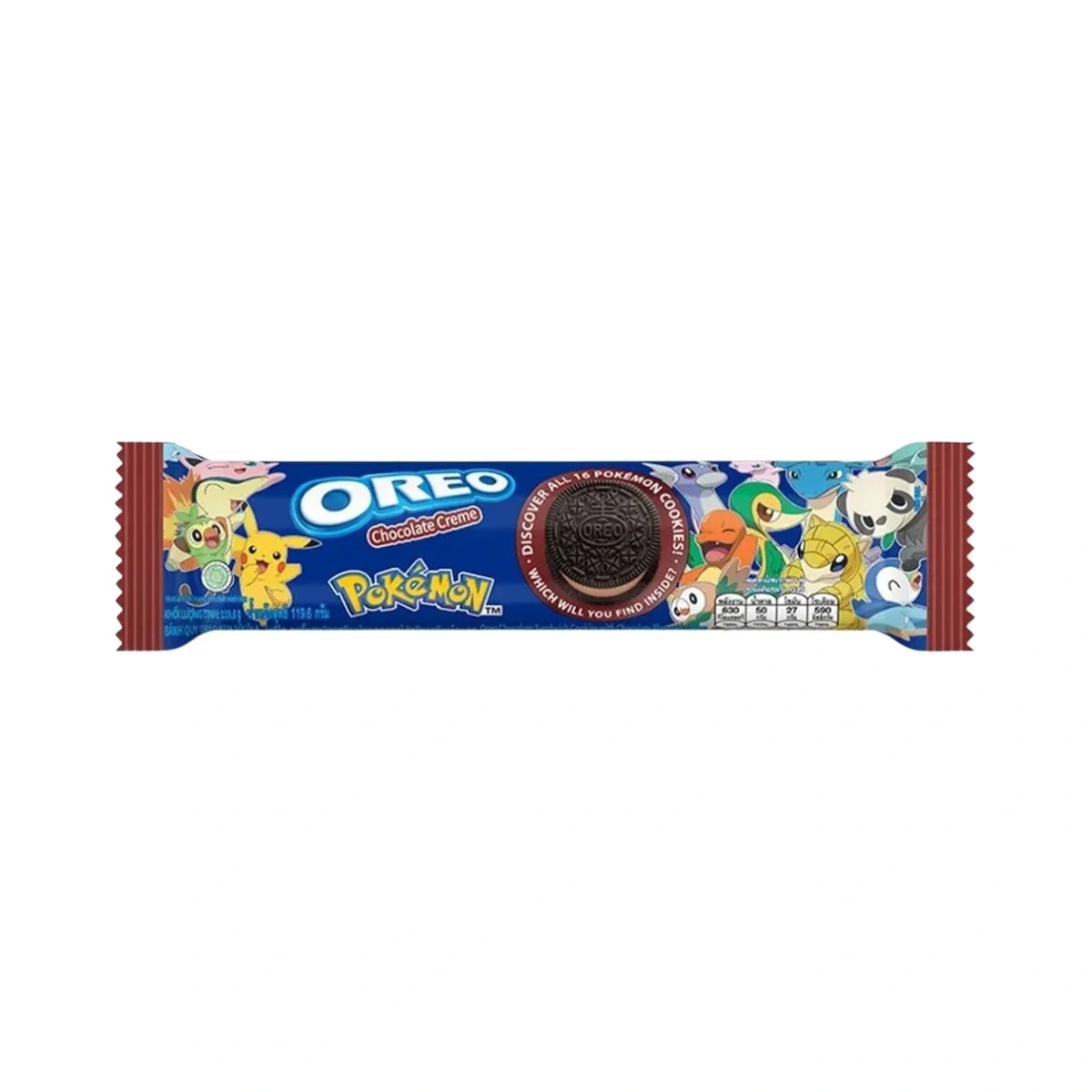 Oreo Chocolate Cream Pokémon Asian 120 g DATOVARE