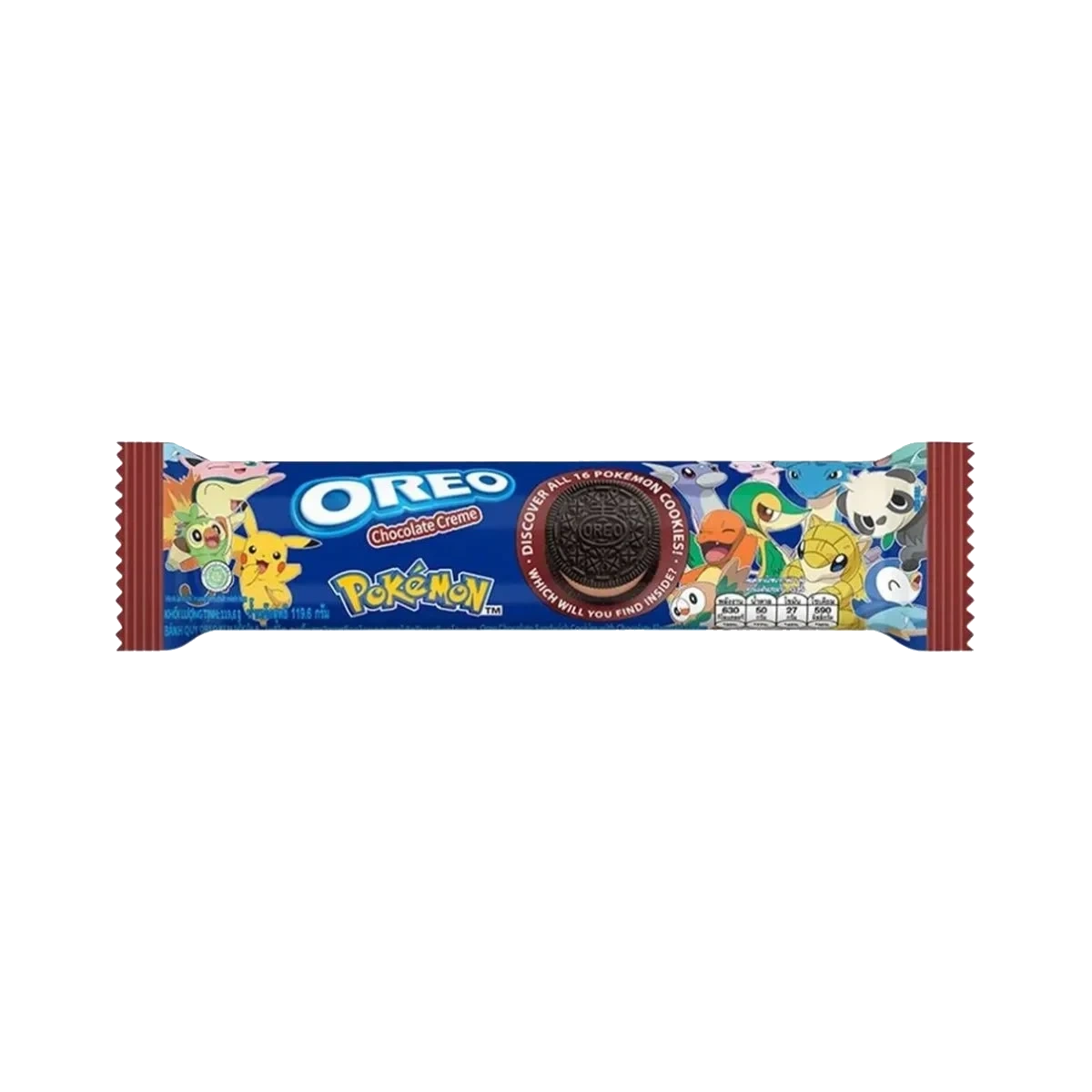 Oreo Chocolate Cream Pokémon Asian 120 g DATOVARE