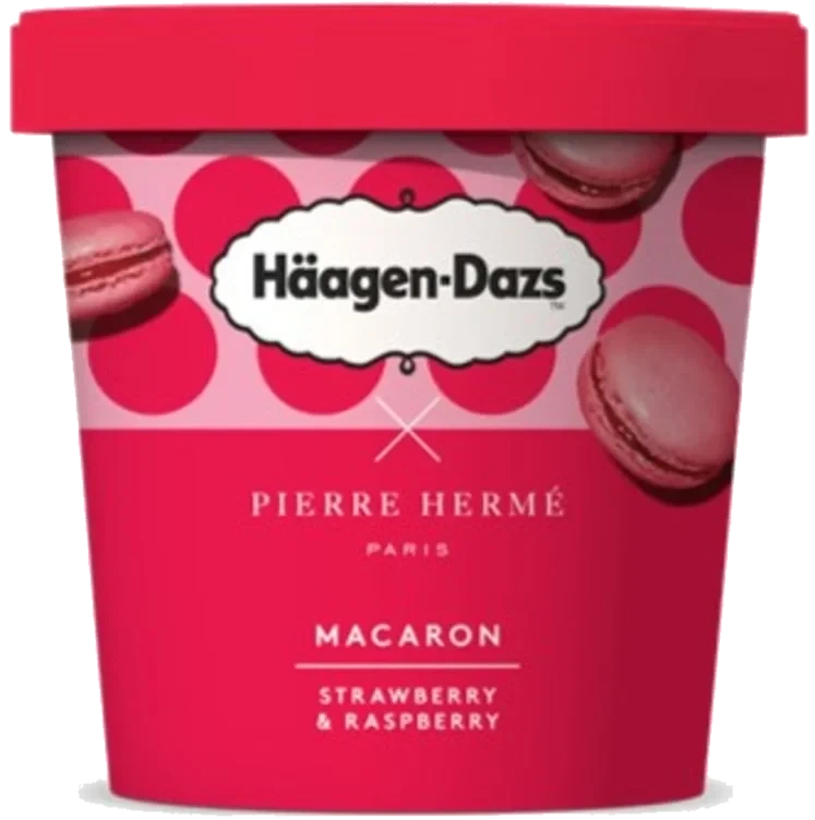 Haagen Dazs Makron Strawberry 420ml