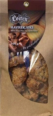 Havrekjeks med Mandel & Sjokolade 300 g