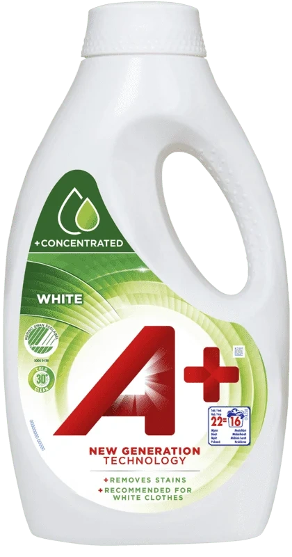 A+ Flytende White 880ml
