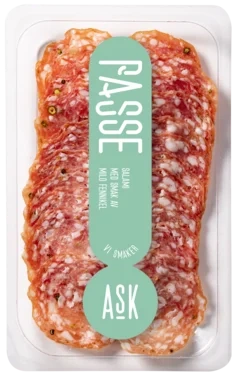 Passe Salami skivet 80g Ask Gård