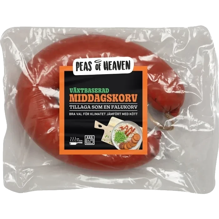 Middagskorv vegan 600g Peas of Heaven