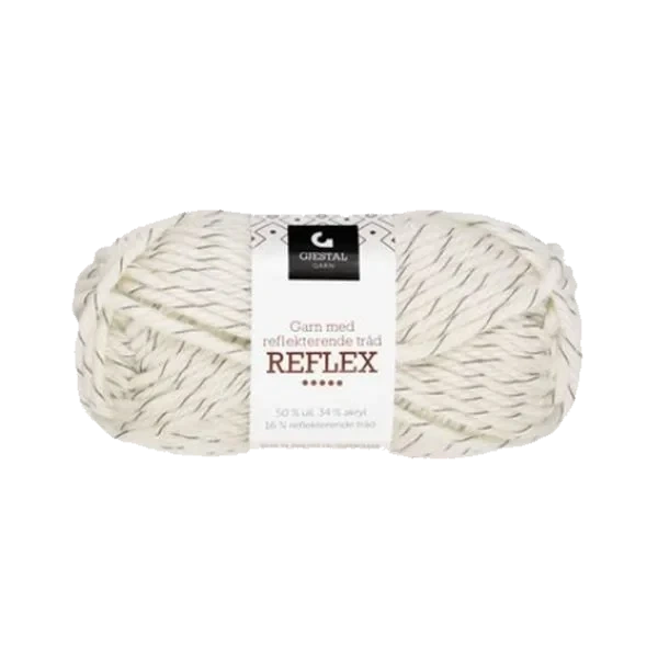Reflex Garn 50g - Hvit #600