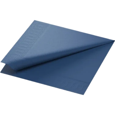 Serviett 2l33cm Mørk Blå 125x16stk