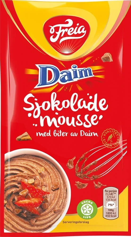 Sjokolademousse Daim
