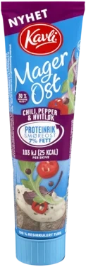 Magerost Chili Pepper&Hvitløk 175g Tube Kavli