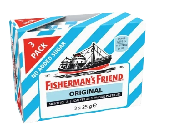 Fishermans Friend Original 3pk 75g