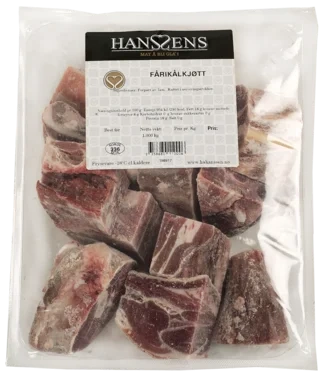 Fårikålkjøtt Ca 1kg Frys Hanssens