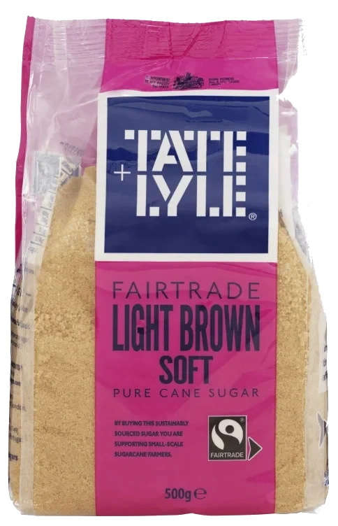 Farin Lys Brun Fairtrade 500g Tate Lyle