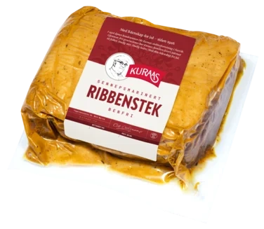 Ribbenstek m/Svor Marinert Rå Kuraas