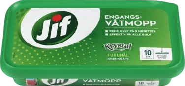Jif Engangsvåtmopp Krystal Furunål 10stk