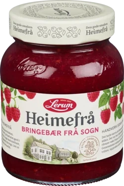 Bringebærsyltetøy Heimefrå 380g Lerum