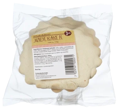Jødekaker 3pk 170g Mesterbakeren